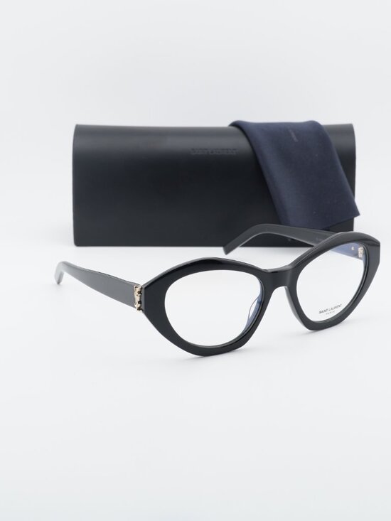 Saint Laurent SL M60 OPT 001 Cat Eye Eyeglasses – Black 54mm main image 7